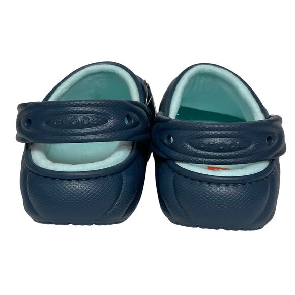 NWT CROCS Men’s Classic Lined Overpuff Clog in Nightfall Navy Blue 10 main image 2